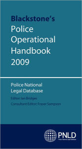 Blackstone's Police Operational Handbook 2009