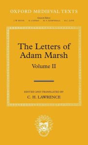 Title: The Letters of Adam Marsh: Volume II, Author: Hugh Lawrence