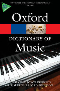 Title: The Oxford Dictionary of Music, Author: Tim Rutherford-Johnson