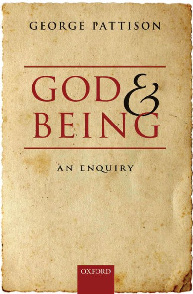 God and Being: An Enquiry