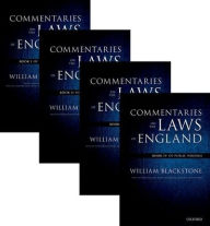 Title: The Oxford Edition of Blackstone's: Commentaries on the Laws of England: Book I, II, III, and IVPack, Author: William Blackstone