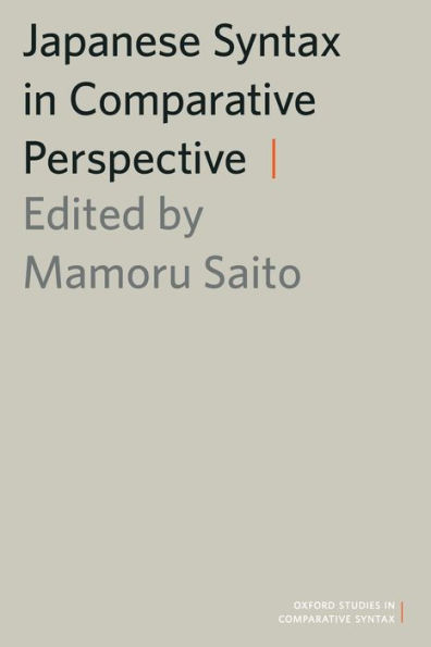 Japanese Syntax in Comparative Perspective