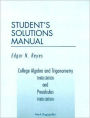 College Algebra and Trigonometry Third Edition and Precalculus Third Edition Student's Solutions Manual / Edition 3