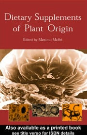 Dietary Supplements of Plant Origin: A Nutrition and Health Approach