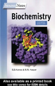 Title: Instant Notes in Biochemistry, Author: B.D. Hames