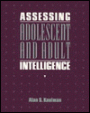 Assessing Adolescent and Adult Intelligence / Edition 1