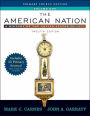 The American Nation: A History of the United States to 1877, Volume I, Primary Source Edition, (with Study Card) / Edition 12
