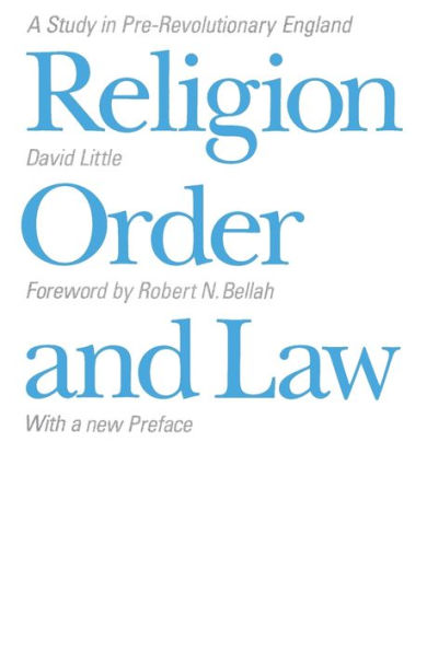 Religion, Order, and Law / Edition 1