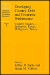 Developing Country Debt and Economic Performance: Country Studies - Indonesia, Korea, Philippines, Turkey