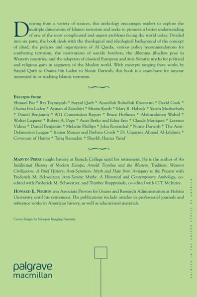 The Theory and Practice of Islamic Terrorism: An Anthology
