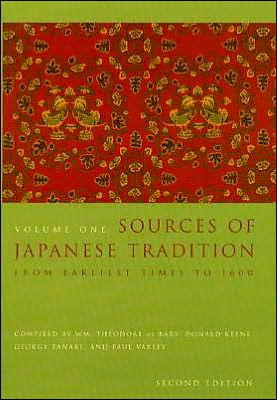 Sources of Japanese Tradition / Edition 1