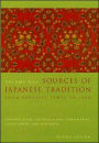 Sources of Japanese Tradition / Edition 1