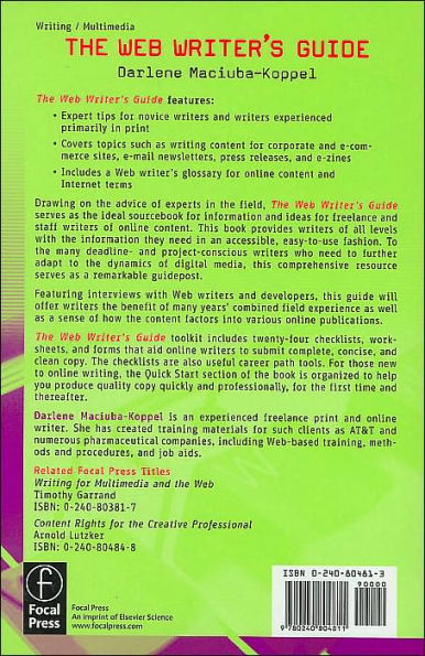 The Web Writer's Guide