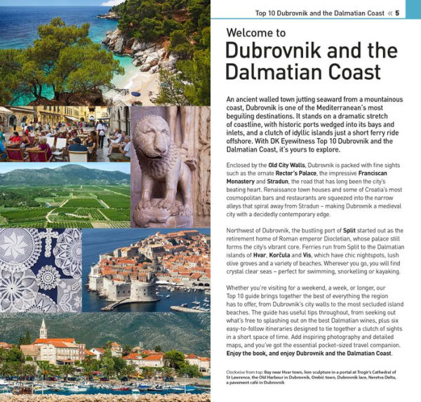 DK Eyewitness Top 10 Dubrovnik and the Dalmatian Coast