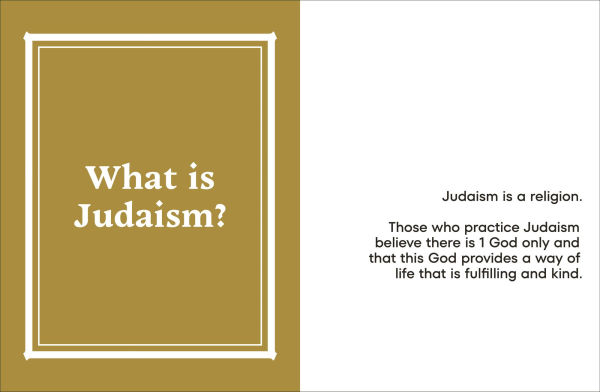 A Kids Book About Judaism