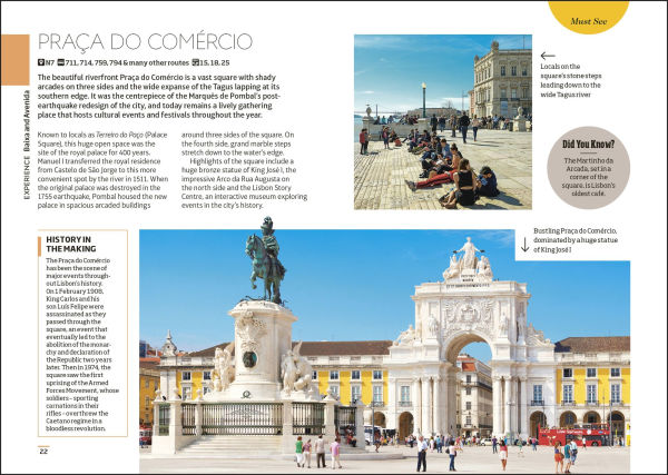 DK Lisbon Mini Map and Guide