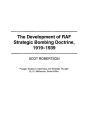 The Development of RAF Strategic Bombing Doctrine, 1919-1939 / Edition 1