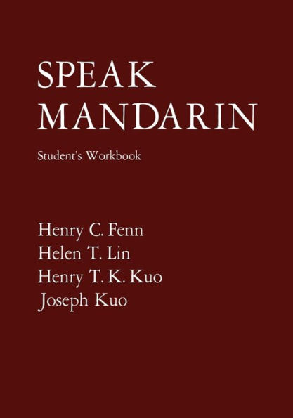 Speak Mandarin, Workbook / Edition 1