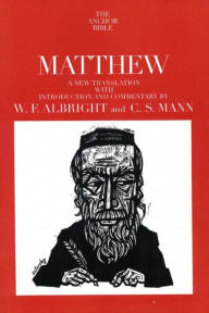 Title: Matthew, Author: W. F. Albright