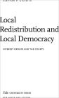 Local Redistribution and Local Democracy: Interest Groups and the Courts