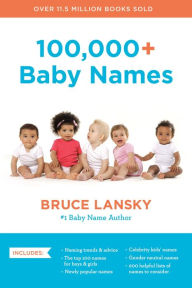 Title: 100,000+ Baby Names: The Most Helpful, Complete, and Up-to-Date Name Book, Author: Bruce Lansky