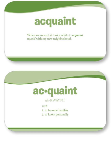 Fourth Grade Vocabulary Flashcards