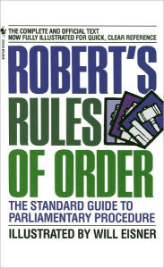 Title: Robert's Rules of Order: The Standard Guide to Parliamentary Procedure, Author: Will Eisner