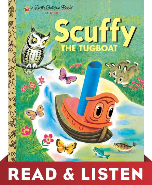 Scuffy the Tugboat (Little Golden Book): Read & Listen Edition