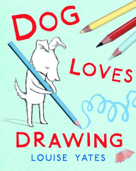 Dog Loves Drawing