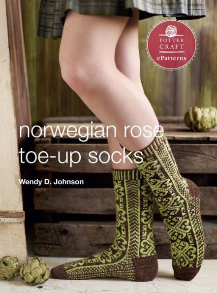 Norwegian Rose Socks: E-Pattern from Toe-Up Socks for Every Body