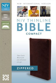 NIV Thinline Zippered Collection Bible, Compact