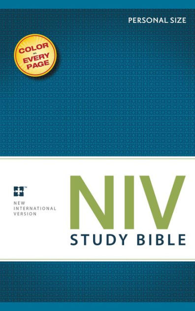 Niv Study Bible Personal Size By Zondervan Paperback Barnes Noble