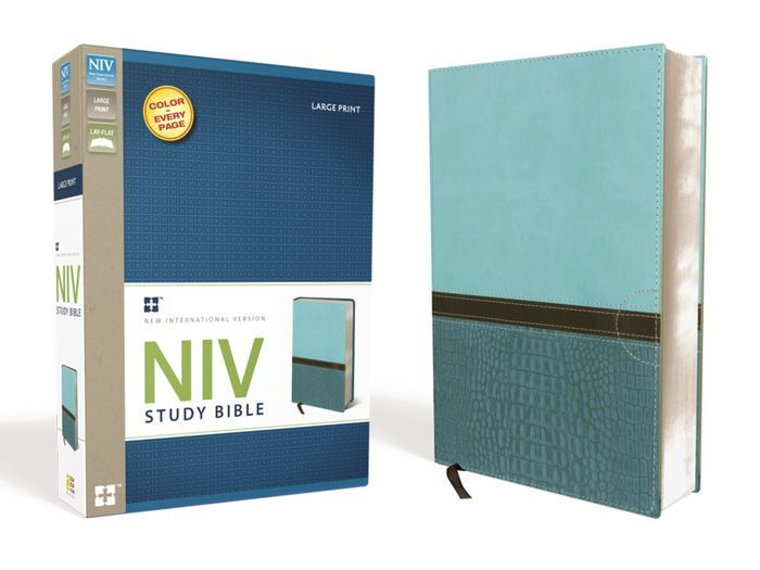 Study Bible-NIV-Large Print By Zondervan, Hardcover | Barnes & Noble®