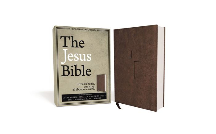 The Jesus Bible Niv Edition Imitation Leather Brown By Zondervan