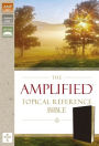 Amplified Topical Reference Bible, Bonded Leather, Black