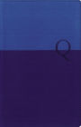 NIV, Quest Study Bible, Personal Size, Imitation Leather, Blue, Indexed: The Question and Answer Bible