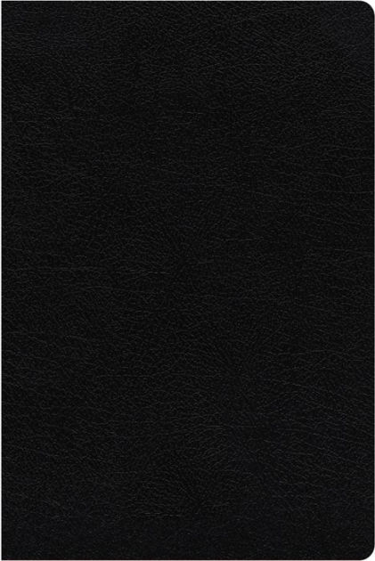 Niv Study Bible, Fully Revised Edition, Genuine Leather Black, Indexed, Cb  