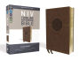 NIV, Thinline Reference Bible, Large Print, Imitation Leather, Brown, Red Letter Edition, Comfort Print