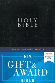 Title: NIV, Gift and Award Bible, Leather-Look, Black, Red Letter, Comfort Print, Author: Zondervan
