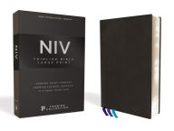 Title: NIV, Thinline Bible, Large Print, Premium Goatskin Leather, Black, Premier Collection, Black Letter, Art Gilded Edges, Comfort Print, Author: Zondervan