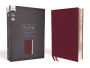 NASB, Thinline Bible, Bonded Leather, Burgundy, Red Letter, 1995 Text, Comfort Print