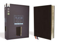 Title: NASB, Thinline Bible, Giant Print, Bonded Leather, Black, Red Letter, 1995 Text, Comfort Print, Author: Zondervan