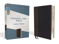 Title: NIV, Personal Size Bible, Large Print, Leathersoft, Black, Red Letter, Comfort Print, Author: Zondervan