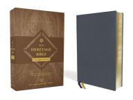 Title: NIV, Heritage Bible, Passaggio Setting, Genuine Leather, Buffalo, Blue, Line Matched, Art Gilded Edges, Comfort Print: Elegantly uniting single and double columns into one Bible design, Author: Zondervan