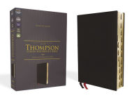 Title: NASB, Thompson Chain-Reference Bible, Genuine Leather, Calfskin, Black, 1995 Text, Red Letter, Thumb Indexed, Comfort Print, Author: Zondervan