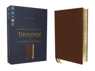 Title: NIV, Thompson Chain-Reference Bible, Genuine Leather, Buffalo, Brown, Red Letter, Art Gilded Edges, Comfort Print, Author: Zondervan