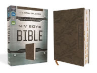 Title: NIV, Boys' Bible, Leathersoft, Brown Camo, Thumb Indexed Tabs, Comfort Print, Author: Zondervan