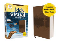 Title: NIV, Kids' Visual Study Bible, Leathersoft, Bronze, Full Color Interior, Peel/Stick Bible Tabs: Explore the Story of the Bible---People, Places, and History, Author: Zondervan