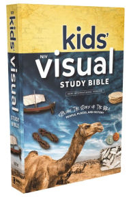 Title: NIV, Kids' Visual Study Bible, Hardcover, Blue, Full Color Interior: Explore the Story of the Bible---People, Places, and History, Author: Zondervan