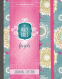 NIV Holy Bible for Girls, Journal Edition, Hardcover, Turquoise, Elastic Closure